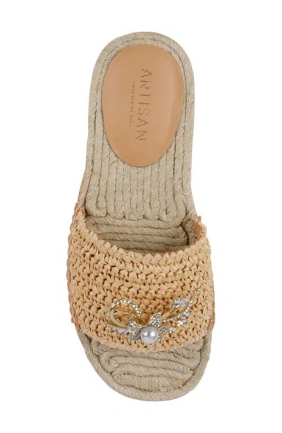 Zigi Artisan Lariana Slide Sandal In Natural Flower