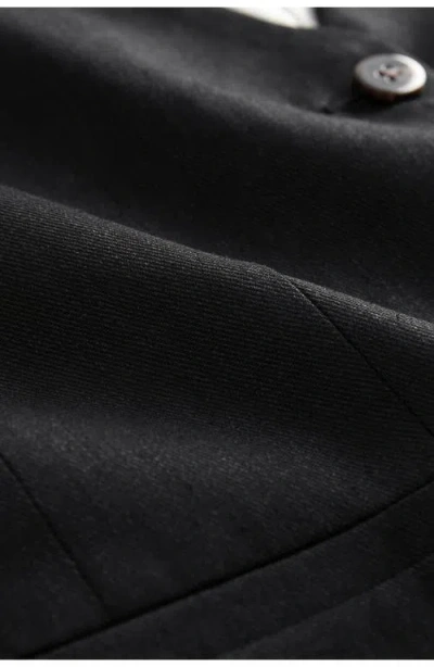 Next Button-up Vest In Black