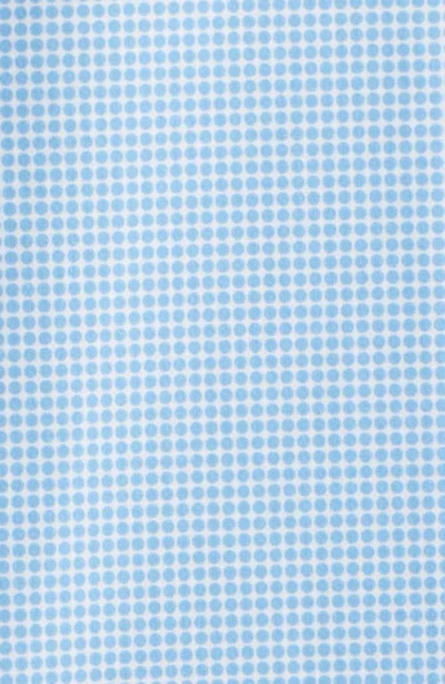 Mizzen + Main Mizzen+main Leeward Trim Fit No Tuck Microdot Stretch Button-up Shirt In Provence Circle Print