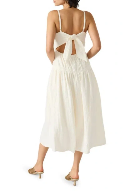 Steve Madden Toby Stretch Cotton Dress In White