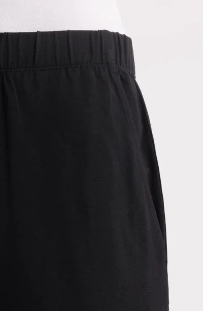 Eileen Fisher Crop Wide Leg Pants In Black
