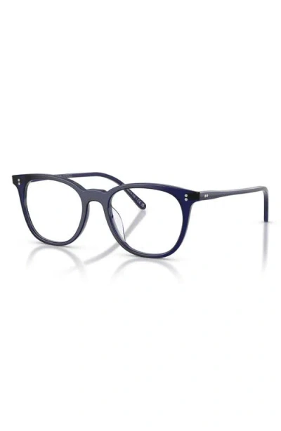 Oliver Peoples 49mm Pillow Optical Glasses In Blue