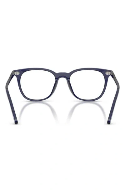 Oliver Peoples 49mm Pillow Optical Glasses In Blue