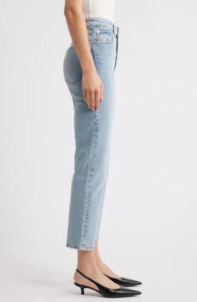 Frame The Ruler High Waist Ankle Straight Leg Jeans In Dolly