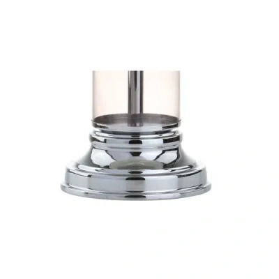 Jonathan Y Astor 29" Glass Led Table Lamp In Smoked Gray