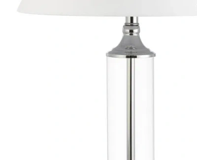 Jonathan Y Astor 29" Glass Led Table Lamp In Clear