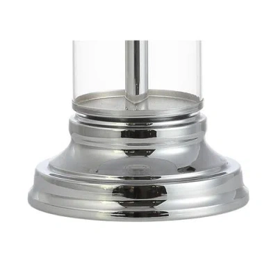 Jonathan Y Astor 29" Glass Led Table Lamp In Clear