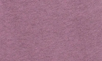 Mango Stretch Cotton Fleece Joggers In Purple