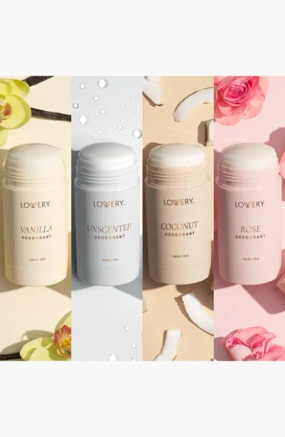 Lovery 4-pack Aluminum Free Deodorant Stick Gift Set