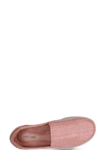 Rockport Cobb Hill Lenoir Slip-on Sneaker In Medium Red