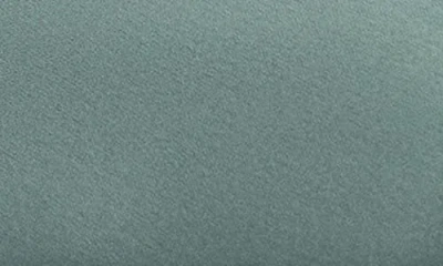 Mango Satin Ballerina Flat In Mint Green