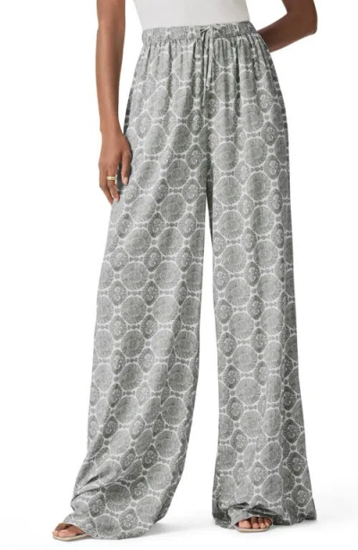 Splendid Mckenna Wide Leg Pull-on Pants In Soft Vob Sun Print