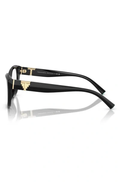 Tiffany & Co . 52mm Cat Eye Optical Glasses In Black