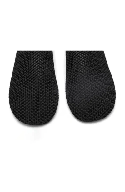 Mango Soft Mesh Flat In Black