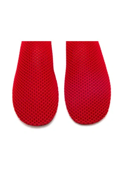 Mango Soft Mesh Flat In Red