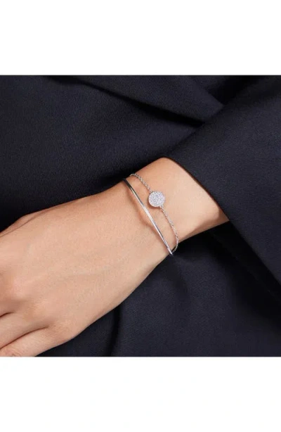 Swarovski Sublima Bangle In White/silver