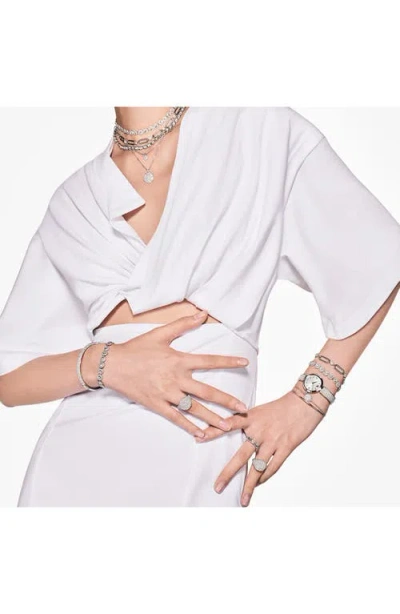 Swarovski Sublima Bangle In White/silver