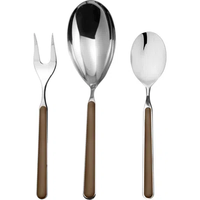 Mepra Fantasia Serving Set In Tobacco
