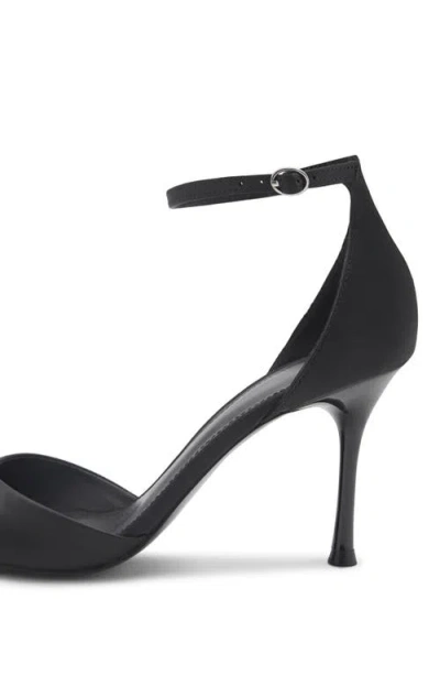 Mango Ankle Strap Sandal In Black