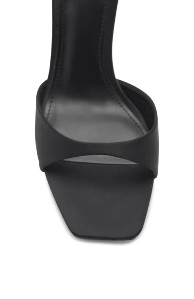 Mango Ankle Strap Sandal In Black