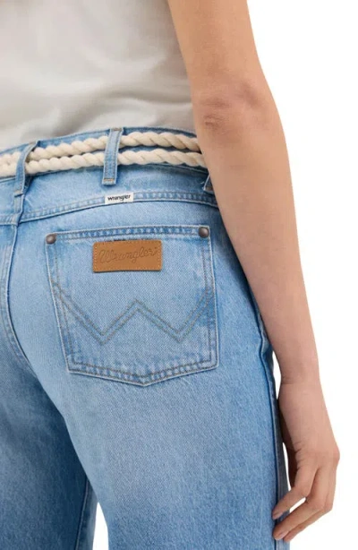 Wrangler World Wide High Waist Wide Leg Jeans In Rocky Wash