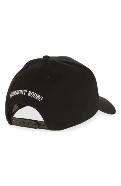 Midnight Rodeo Days Run Away Baseball Cap In Jet Black