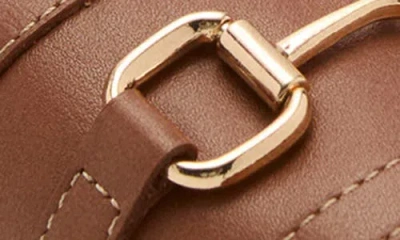 Mango Buckle Slide Sandal In Leather