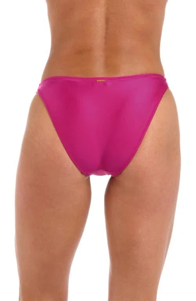 L Agence L'agence Jean Bikini Bottoms In Fuchsia