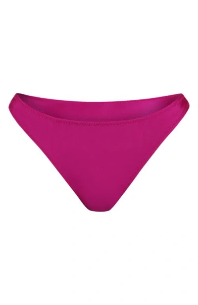 L Agence L'agence Jean Bikini Bottoms In Fuchsia