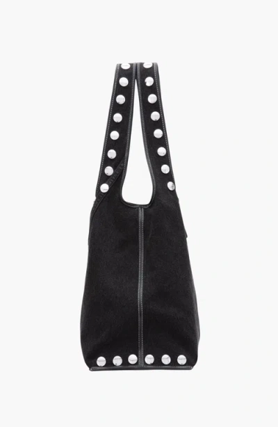 3.1 Phillip Lim Denim Market Tote Bag In Washed Black