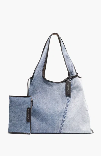 3.1 Phillip Lim Denim Market Tote Bag In Indigo
