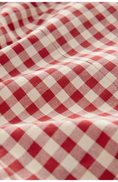 Next Gingham Button-up Shirt In Red