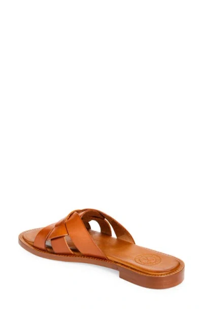 Penelope Chilvers Basque Slide Sandal In Tan