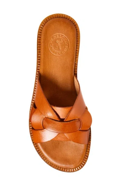 Penelope Chilvers Basque Slide Sandal In Tan