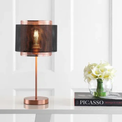 Jonathan Y Tribeca 19.7in Metal Led Table Lamp In Copper
