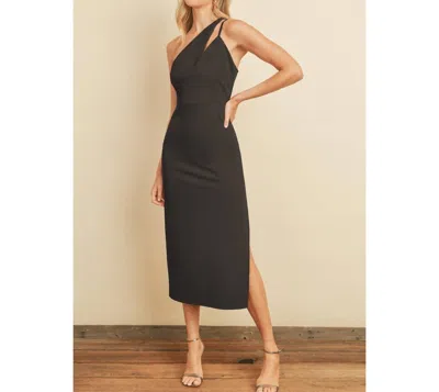 Dress Forum One Way Or Another Midi Dress In Black In Black