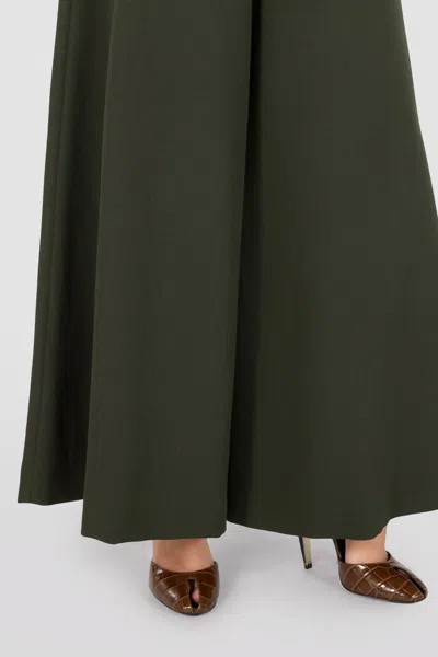 Roberto Cavalli Fluid Trousers In Dark Green