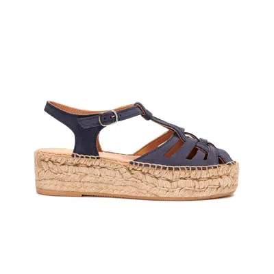 Naguisa Women's Blue  Espadrilles - Bemol Navy In Blue
