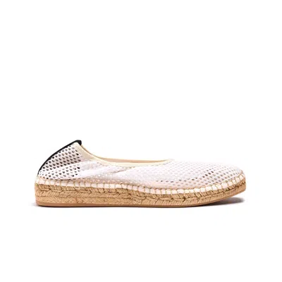Naguisa Women's Pink / Purple / White  Espadrilles - Allium Ecru Woven In Pink/purple/white