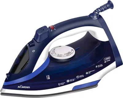 Aemego Steam Iron For Clothes Lightweight Portable Iron With Non Stick Ceramic Soleplate Anti Drip V