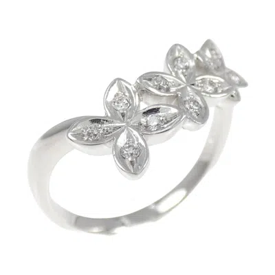 Pre-owned Mikimoto Gold Ring Jewelry () In Silver