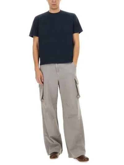 Our Legacy Relaxed Fit Cargo Pants With Wide Legs In Grey