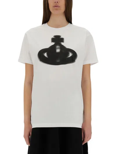Vivienne Westwood Woman T-shirt White Size L Organic Cotton In White