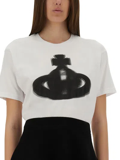 Vivienne Westwood Woman T-shirt White Size L Organic Cotton In White