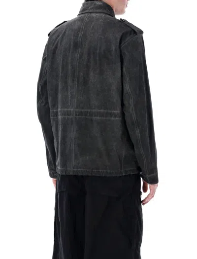 Ten C Functional Forest Utility Jacket In Black Washed