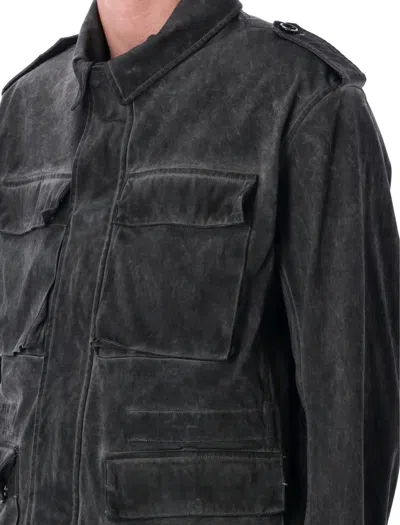 Ten C Functional Forest Utility Jacket In Black Washed