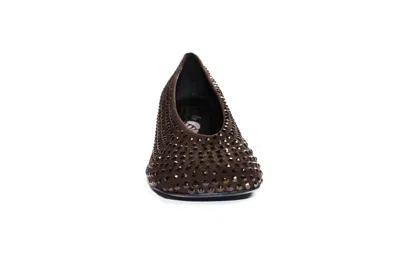 La Rose 50mm Crystal-embellished Pumps In Brown