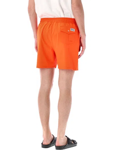 Polo Ralph Lauren Traveler Recycled Polyester Shorts In Sailing Orange