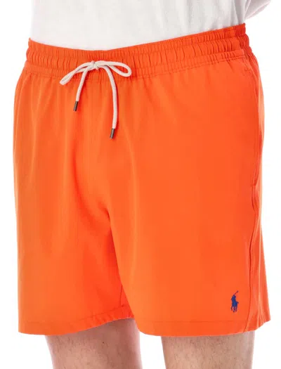 Polo Ralph Lauren Traveler Recycled Polyester Shorts In Sailing Orange