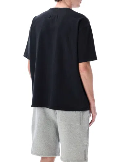 Rhude Cadre Noir Logo-print Cotton-jersey T-shirt In Vintage Black